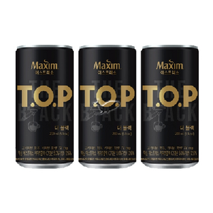 기타 맥심TOP 더블랙 200mlx36캔/1BOX, 36개, 200ml