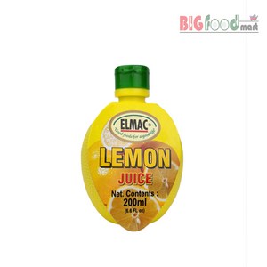 엘막 레몬쥬스 200ml 레몬즙 칵테일 홈베이킹 제과제빵, 1개