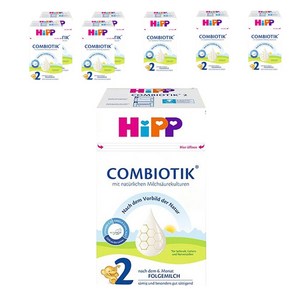 힙 콤비오틱 전분 분유 2단계, 600g, 8개