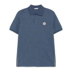 몽클레르 로고 패치 폴로 셔츠