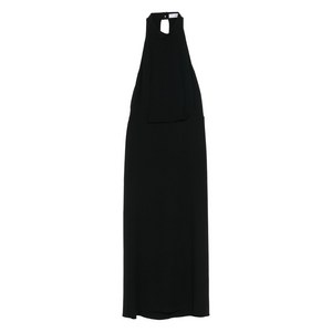 디올 홀터 넥 맥시 드레스