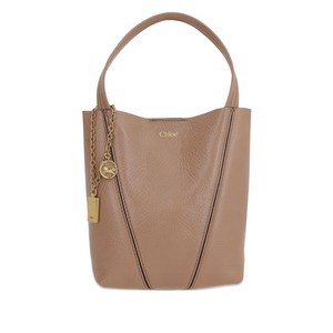 끌로에 레더 토트 백