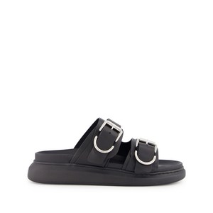 알렉산더맥퀸 버클 스트랩 샌들, Italy 41(KR 260), 블랙계열