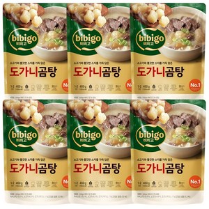 비비고 도가니곰탕, 460g, 6개