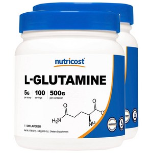 뉴트리코스트 L-글루타민 무맛, 500g, 2개