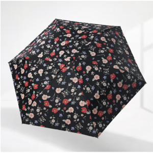 obp 130g 초경량 일본식 꽃무늬 UV 자외선차단 암막 양산 우양산