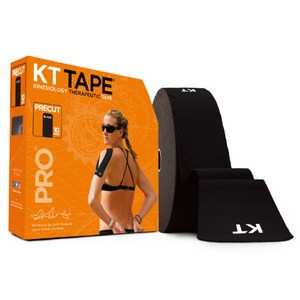 케이티 테이프 프로 점보롤 스포츠 테이핑 키네시올로지 손목 무릎 어깨 근육 KT TAPE, 1개, 1개, 프로 점보롤 Pre-Cut 블랙(00311)
