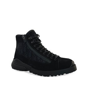 디올 모노그램 집업 앵클 부츠, IT 43(KR 280), 블랙계열