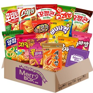 스낵 13종세트 1호{새우깡+양파링+바나나킥+꿀꽈배기+자갈치+감자깡+고구마깡+오감자+꼬북칩+스윙칩+왕고래밥+눈을감자+꼬깔콘}+메세지카드