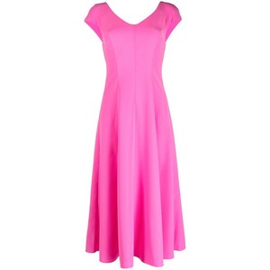 엠포리오아르마니 컷아웃 백 미디 드레스, 핑크계열, Italy 38(KR 44)