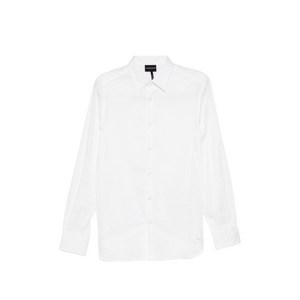 엠포리오아르마니 로고 자수 셔츠, 화이트계열, Standard L(KR 41)