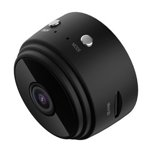 미니 카메라 1080p 고화질 나이트 버전 보안 무선 감시, 검은색, 1개