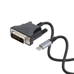 Coms USB C to DVI 컨버터 케이블 FHD 1080P 2M IH497, 1개