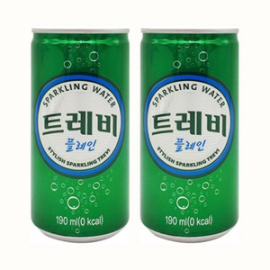 롯데칠성 트레비 탄산수 플레인, 190ml, 30개