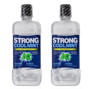 노브랜드 스트롱쿨민트 구강청결제 800ml Stong Cool Mint Mouth Cleane 800 ml x2개, 2개