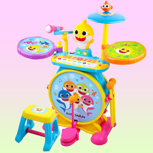 바니랜드 아기상어 뮤직플레이, 혼합색상, 단일, 1세트