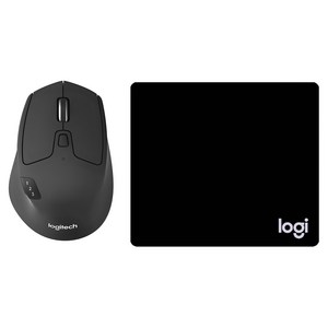 로지텍 블루투스 무선마우스 + 마우스 패드 일반형
