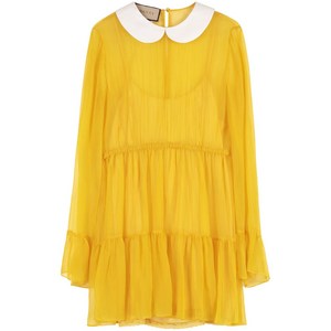 구찌 시폰 미니 드레스