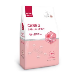 내츄럴랩 강아지 케어3 유기농 기능성 사료, 피부/피모+알러지, 6kg, 1개