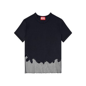 디젤 T-인레이-R1 티셔츠, 블랙계열, Standard M