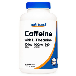 뉴트리코스트 카페인 L-테아닌 100mg 캡슐, 240정, 1개