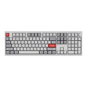 Keychron Z6 Ultra 블루투스 무선 게이밍 키보드 108키 Gasket 구조 Silk POM적축 8000mAh