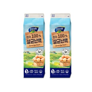 프레시라이브 살균 난백 1kg, 1000g, 2개