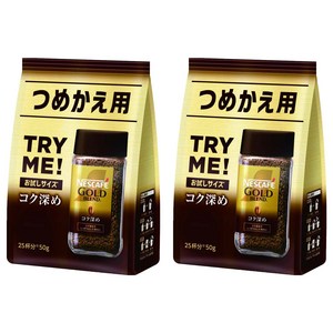 네스카페 골드 블렌드 깊은 풍미 리필용, 50g, 2개