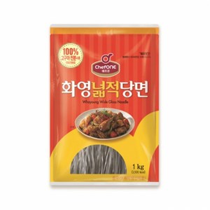 상세설명참조 쉐프원 화영 넓적 당면 1kg, 1개