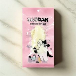 3651 365닭 고양이 간식 닭가슴살, 100개, 순살, 22g