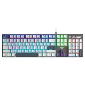 AULA S500 104키 기계식 유선 키보드 레인보우 백릿 에디션