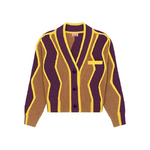 겐조 웨이비 스트라이프 가디건