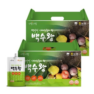 미쁨생활건강 하루야채 100가지 야채수 야채스프 백수왕 100ml, 50개