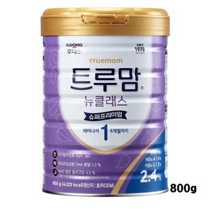 일동후디스 트루맘 뉴클래스 슈퍼프리미엄 분유 1단계 0~6개월, 800g, 2개