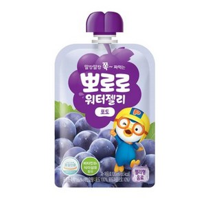 팔도 뽀로로 워터젤리 포도, 120ml, 50개