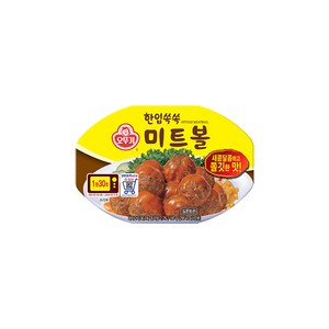 오뚜기 한입쏙쏙 미트볼(렌지), 180g, 4개