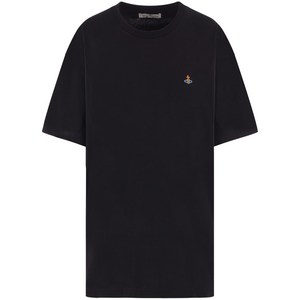 비비안웨스트우드 구체 자수 티셔츠, 블랙계열, S(KR 95)