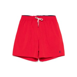 폴로랄프로렌 로고 자수 스윔 쇼츠, 레드계열, Standard S(KR 71-76)