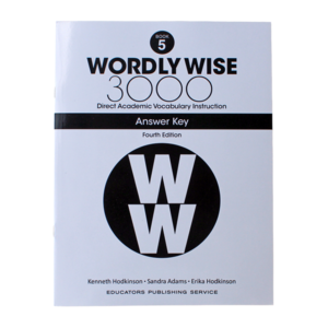 Wordly Wise 3000: Book 5 Answer Key (4/E), Educators Pub Service