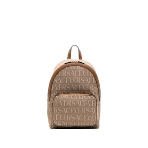 베르사체 로고 프린트 백팩