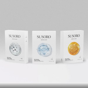엔케이셀랩스 SUSORO 수소로 물광/백광/꿀광 마스크팩, 3종(물광,백광,꿀광) 컴플리트세트, 1개, 30개입