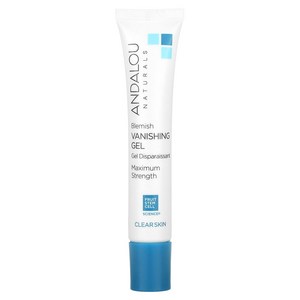 Andalou Natuals 블레미쉬 베니싱 젤 최대의 효능 깨끗한 피부 .6 fl oz (18 ml), AndalouNatuals블레미쉬베니싱젤최대의효능깨끗, 1개, 18ml