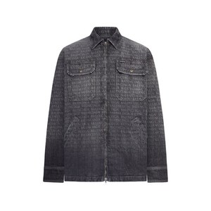 발렌시아가 체스트 포켓 로고 프린트 셔츠 재킷, 그레이계열, Standard XS(KR 95)