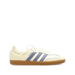 아디다스 삼바 스니커즈, US 5.5(KR 225), 베이지계열+블루계열