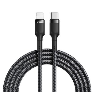 C타입 to 라이트닝 패브릭 아이폰 초고속충전 케이블 PD 30w