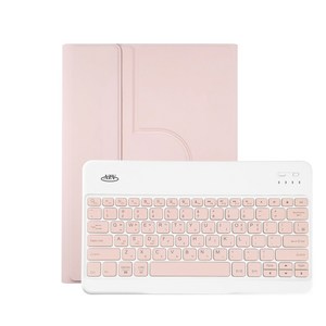 삼성 갤럭시탭 S9 11 콤비 360회전 블루투스 키보드 세로거치 북커버 S펜수납 케이스, 핑크