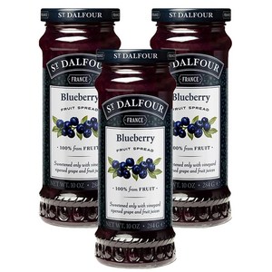 샹달프 디럭스 스프레드 과일잼 블루베리 284g, 284g, 3개