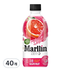 자연은 더말린 자몽 제로, 500ml, 40개