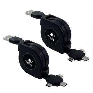 Reelking (1+1) 3in1 고속충전 릴케이블 C타입 8핀 5핀