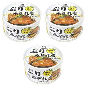 산리쿠 방어 갈은 무 조림 폰즈 맛 통조림, 170g, 3개